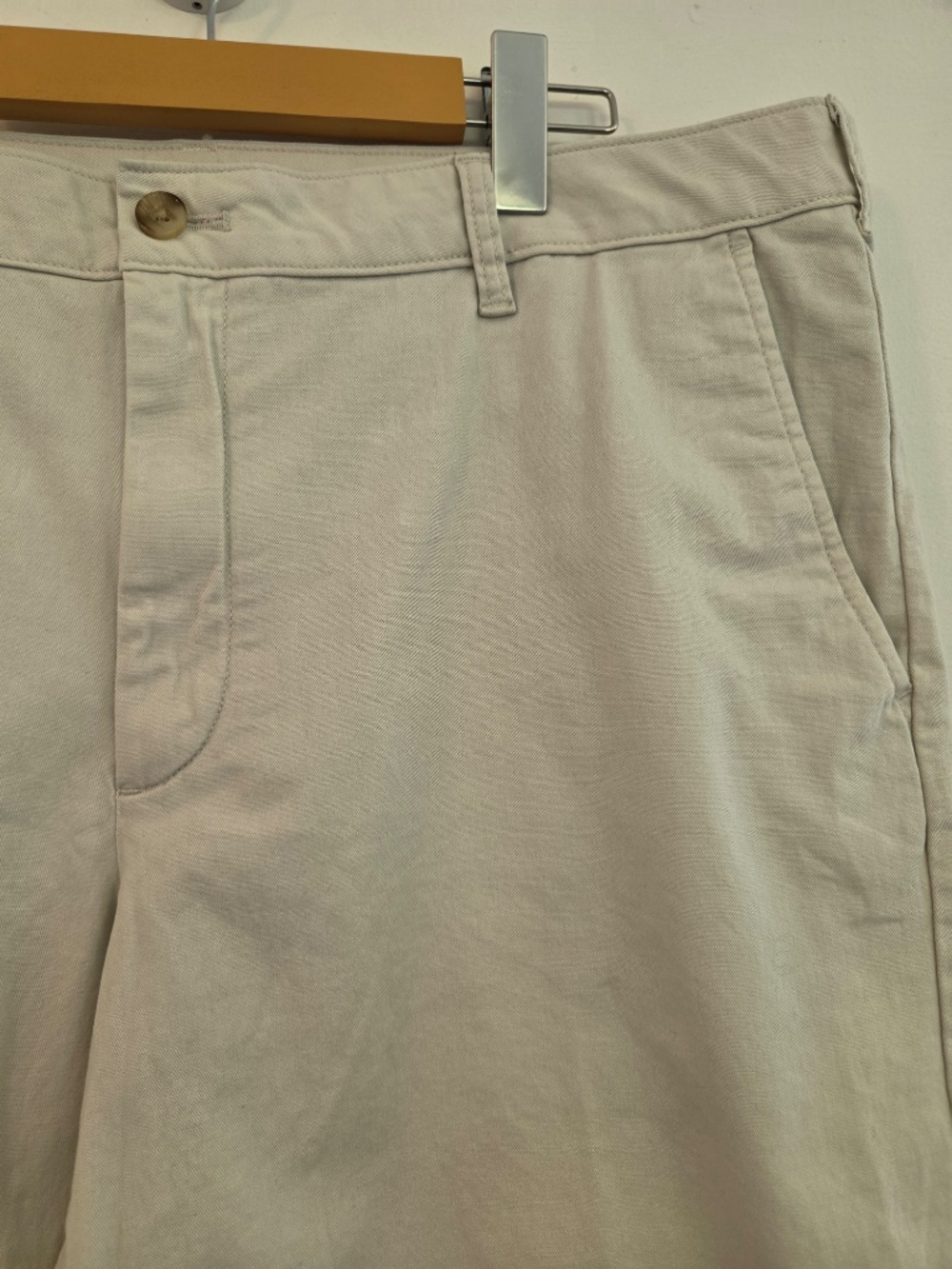 NWT Izod Saltwater men's shorts beige 38x9.5 preppy coastal nautical minimalist - Picture 5 of 9